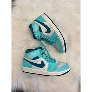 Nike Dunks High top‎ blue GUC size 8